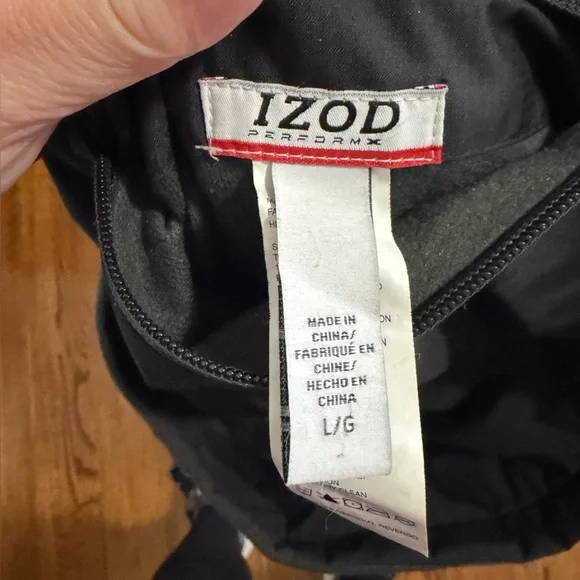Izod Performance Men's Reversible Black Gray Vest Size Large - Picture 2 of 13